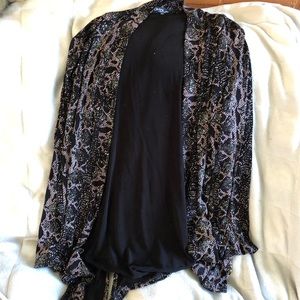 Onyx brand black and silver sparkles jacket